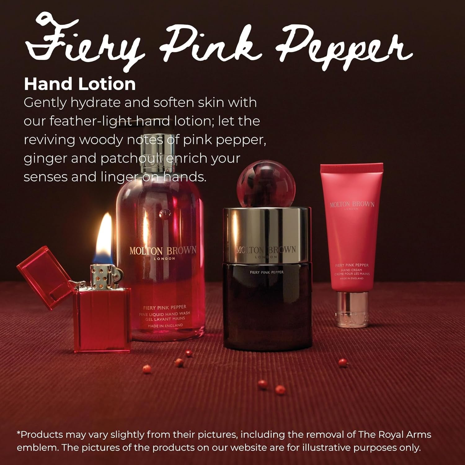 Fiery Pink Pepper Hand Lotion 300 Ml