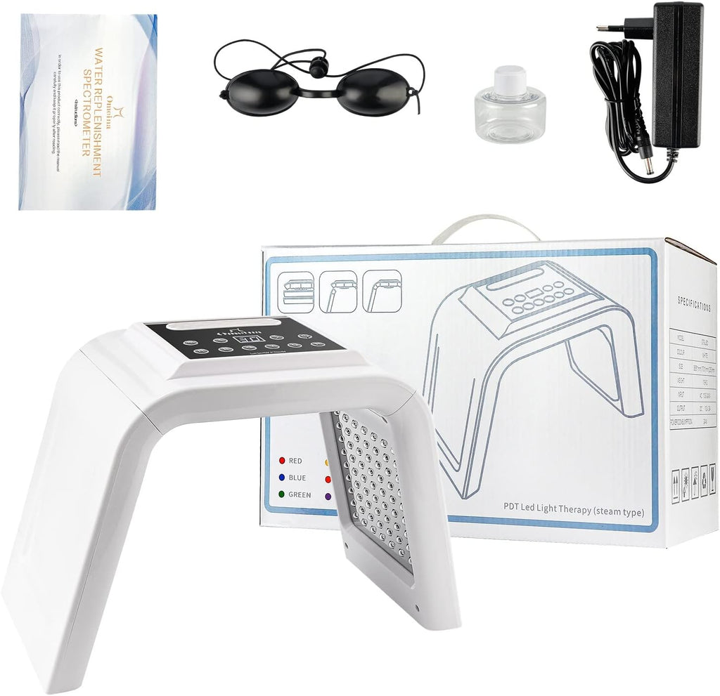 Red Light Therapy Lamp with Nano Spray,6 Colors Led Light Therapy Mask,Pdt Machine,Led Face Light Therapy Mask,178Pcs Leds,Anti-Anging,Rejuvenation,Firming,Smooth Wrinkle,Skin Brighten